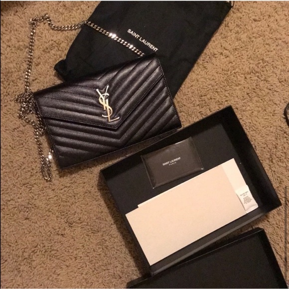 NWT YSL wallet on a chain - Picture 8 of 12
